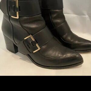 COPY - JASON WU Black Leather Booties